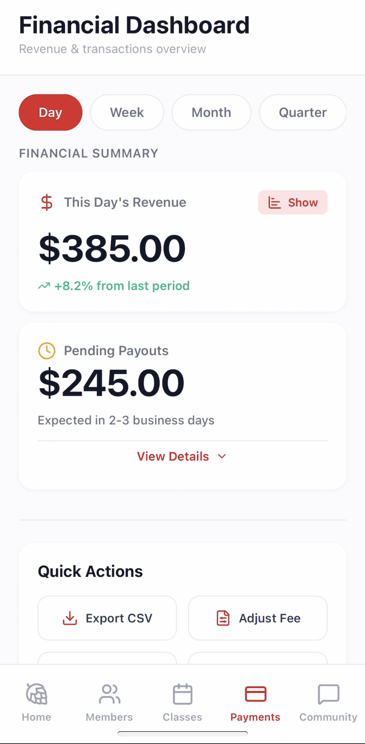 Revenue and Analytics